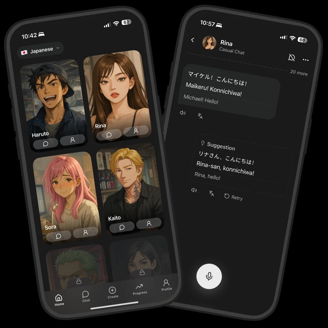 Conversation demo inside Chatomo